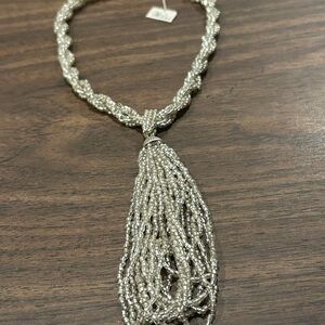 Weiss Vintage Glass Beaded Choker Necklace